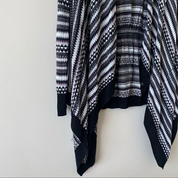 Neiman Marcus Multi Colour Waterfall Cardigan - Picture 4 of 7